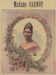 Cecile Carnot, vrouw van Sadi Carnot, president van Frankrijk